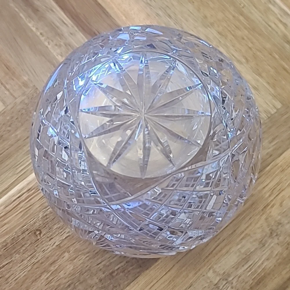 Crystal Rose Bowl 